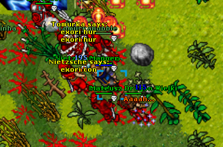 Batalha entre os dois times nas ruas de Venore